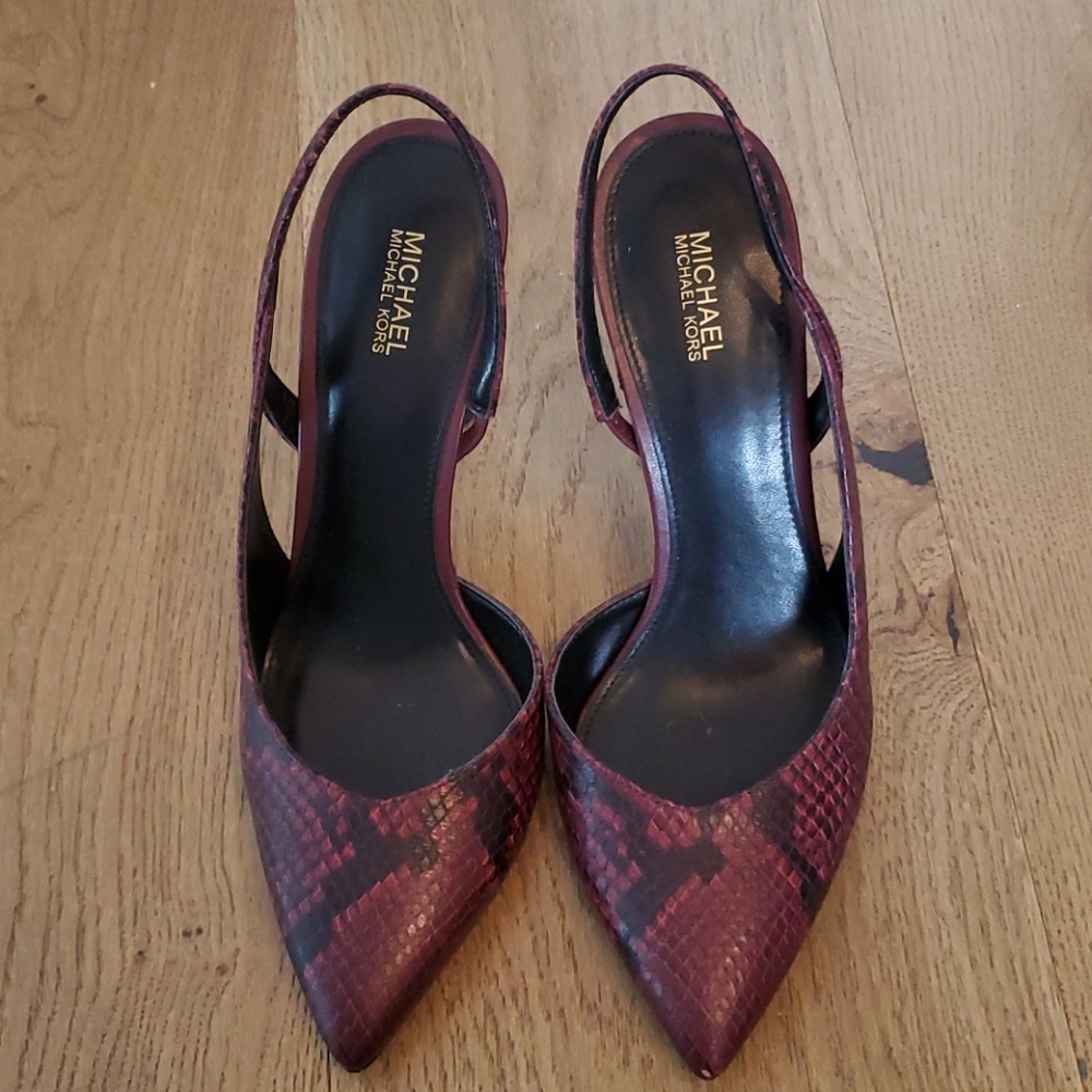 Michael Kors Snake Slingbacks - image 2